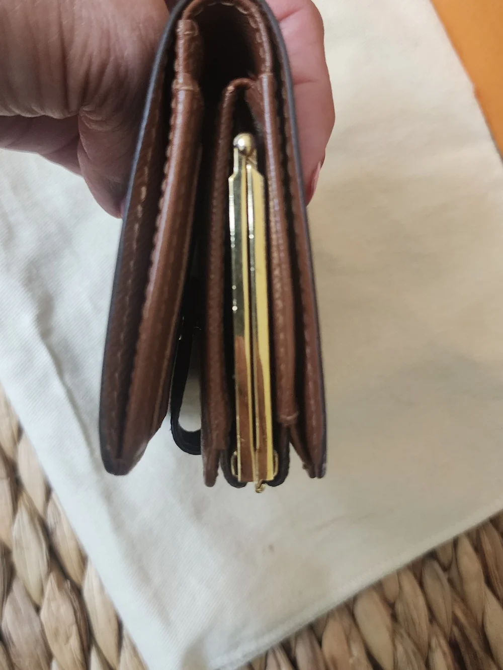 Louis Vuitton Monogram Small Wallet in Brown